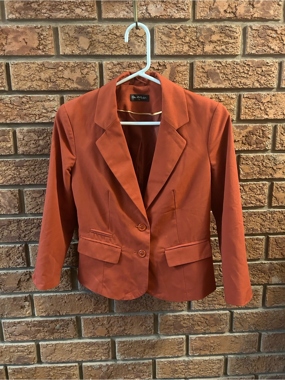 Miss Selfridge Rust Orange Tailored Blazer